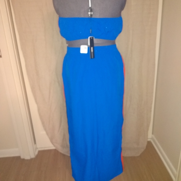 NWT 🔥 Fashion Nova Race to the finish line skirt set. Women's Plus Size 1X - Picture 7 of 10